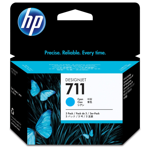 HP 711 CARTUCCIA INKJET CIANO 3 Pz 29ML